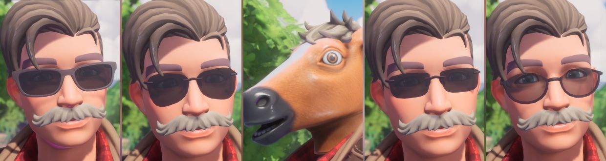 Neue Sonnenbrillen für alle - und eine Pferdemaske